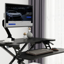 乐歌MX1 站立办公电脑升降台 坐站交替可折叠