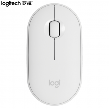 罗技（Logitech）Pebble鹅卵石 鼠标 无线蓝牙鼠标 办公鼠标 静音鼠标  便携鼠标 对称鼠标 米白色
