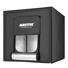 AMBITFUL 80cm小型LED棚拍照摄影灯箱六灯套装（适用拍摄65*65cm内物品）