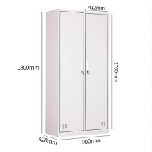 京骏 二门双门更衣柜1800mm*900mm*420mm