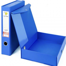 华杰HT801 PVC纸板档案盒A4文件票据盒 文件夹资料盒办公用品文具收纳盒2.5寸 