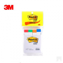 3M post-it 报事贴 550R文件指示标签 便利贴 便签条 四色告示贴