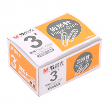 晨光文具回形针办公用3号金属纸盒装ABS91696