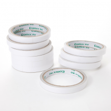 齐心 MJ1210-10 双面棉纸胶带 12MM强力高粘 纸胶带 双面胶带