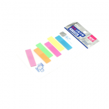  晨光（M-G）YS-21 六分条全色荧光便条贴/便签纸/便利贴 2X4PET2