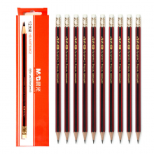 晨光（M-G） HB木杆铅笔六角红黑抽条 AWP30802 12支装
