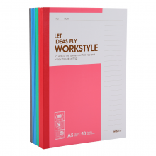 晨光（M-G） APYJW411办公A5无线装订本软抄记事本50页 