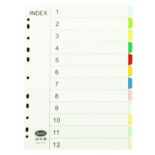 分页纸A4隔页纸索引纸A4分类纸index索引