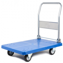 高扶手平板车小推车折叠手推车货车搬运车小拖车 60*90