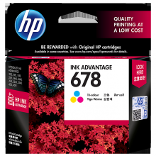 惠普HP 678号CZ108AA三色墨盒