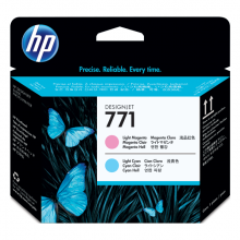 惠普HP 771号CE019A 淡品红色/淡青色打印头