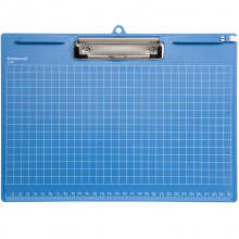 齐心 A725 便携式书写板夹 A4 横式 蓝色