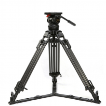  图瑞斯（trix） TX-V12TPLUS碳纤维三脚架套装专业单反摄像机液压阻尼三脚架三脚架+液压云台套装