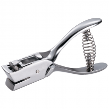 可得优（KW-triO） 9772 手握式单孔打孔机 PVC证件卡打孔器不锈钢椭圆孔