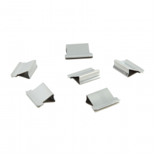 齐心 B3397 推夹器补充夹 中号 50个/盒镍色