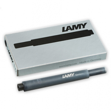 凌美T10钢笔墨囊黑 5支装