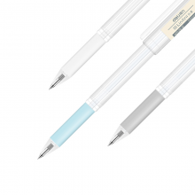 得力文具乐素中性笔学生签字笔办公用水笔0.5头单支 A003B-02黑0.5mm单支价