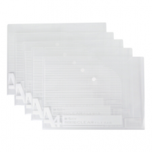 晨光A4经济型透明纽扣袋ADM95074 10个装