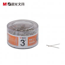 晨光办公用3号大头针PVC筒装ABS92601