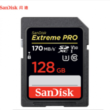 闪迪（SanDisk）128GB SD存储卡读速170MB/s 写速90MB/s 