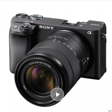 索尼（SONY）ILCE-6400M APS-C微单数码相机 （原装电池+64G内存卡+相机包+唯卓