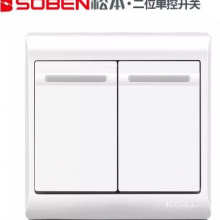松本双联开关10A