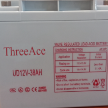 ThreeAce 蓄电池 12V 38AH