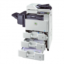 京瓷FS-6525MFP黑白低速数码复印机标配含稿器、双面器、落地纸盒(台)