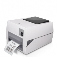 得力（deli）DL-820T热敏小票条码不干胶电子面单打印机 热转印碳带标签打印机