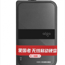 爱国者（aigo） HD816 1TB 无线移动硬盘 USB3.0 黑色