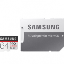三星（SAMSUNG）64GB TF（MicroSD）存储卡 U1 4K 高度耐用视频监控卡 读速1