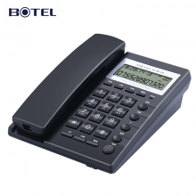 宝泰尔（BOTEL）电话机座机 固定电话 办公家用 可接电话交换机/桌壁两用 T156 黑色