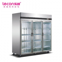 乐创（lecon）商超冷柜 商用立式冷藏冰柜 LC-J-MXG01
