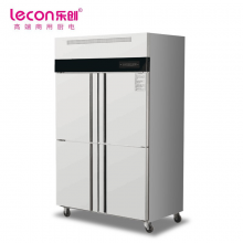 乐创 (lecon)四门冰柜 立式大容量 全冷藏 LC-J-BG401