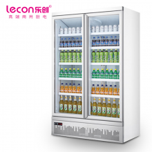 乐创(lecon)商超冷柜下置大容积立式双门嵌入式 全冷冻 LC-J-ZSD02