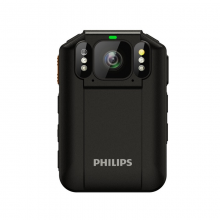 飞利浦（PHILIPS）VTR-8410双摄执法记录仪高清夜视随身录像仪4G远程实时回传 黑色