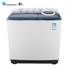 小天鹅TP120-S908/12公斤 大容量 双桶双缸 洗衣机半自动 品牌电机 强劲动力  