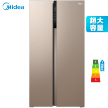 美的(Midea)对开门双开门一级能效节能省电风冷无霜大容量家用电冰箱BCD-655WKPZM(E) 