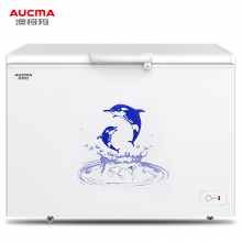澳柯玛（AUCMA）323升带锁卧式家用商用大容量冰柜 冷藏冷冻转换冷柜 单箱变温顶开冰箱 BC/BD-323NE