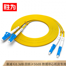 胜为（shengwei)光纤跳线LC-LC单模双芯电信级光猫路由网线收发器尾纤 LC-LC 单模双芯 3米