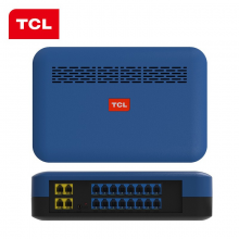TCL 集团程控电话交换机 T800-A1 4进16出 电话机交换机 120秒IVR语音导航 二次来显 即插即用 小型办公商用