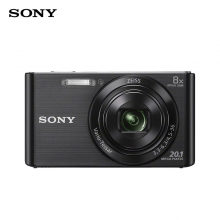 索尼（SONY） DSC-W830 便携数码相机黑色（约2010万有效像素 8倍光学变焦 25mm广角 含包/128G/读卡器）