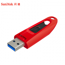 闪迪（SanDisk）64GB USB3.0 U盘 CZ48至尊高速 红色 读速130MB/s 