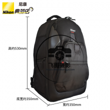 尼康NOGB-007 原装定制相机包大型双肩摄影包旅游包 黑色 适用于尼康D5 D500 D4S D3X