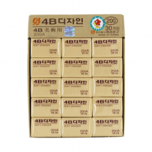  信发（TRNFA）南韩4B橡皮 办公绘图美术生素描橡皮擦 大号200A 30块/整盒装