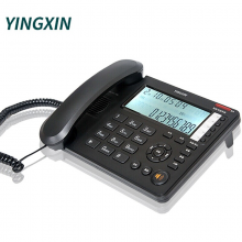 盈信（YINGXIN）录音电话机 固定座机 办公家用 呼叫软件 海量存储 268 黑色