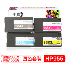 彩格955XL 墨盒4色套装 适用惠普7720 7740  8720 8725 8730 8740 