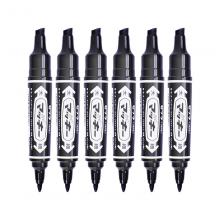 斑马（Zebra）MO-150 大双头记号笔（黑色）1支装 2.0~4.0mm