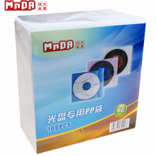 铭大金碟（MNDA）光盘cd dvd专用环保双面装PP袋 柔软装 100片/包