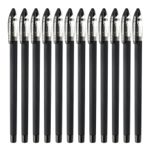 金万年G-3115 圆珠笔 中油笔 粗线条 半针圆珠笔0.5黑色12支装